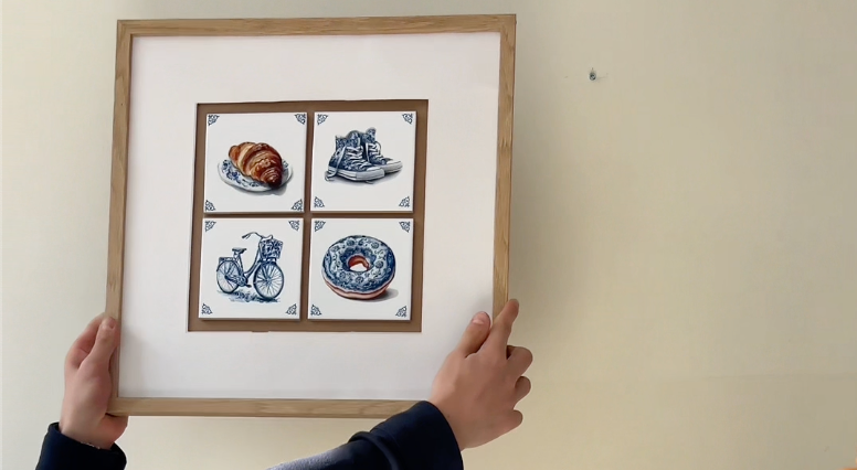 Make your own Dutch Tile Frame – DIY Dutch Tile