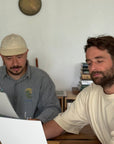 Sasa Ostoja and Jan Jesse Bakker in their studio