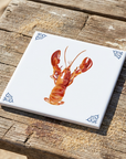 Lobsters and Crabs bundle of Corinne Alexander limited edition tiles displayed together