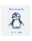 Personalised Penguin Birth Tile