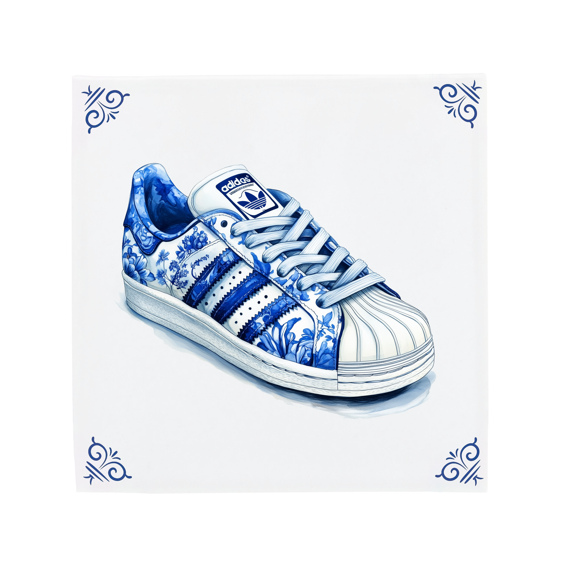 Adidas superstar shops blauw