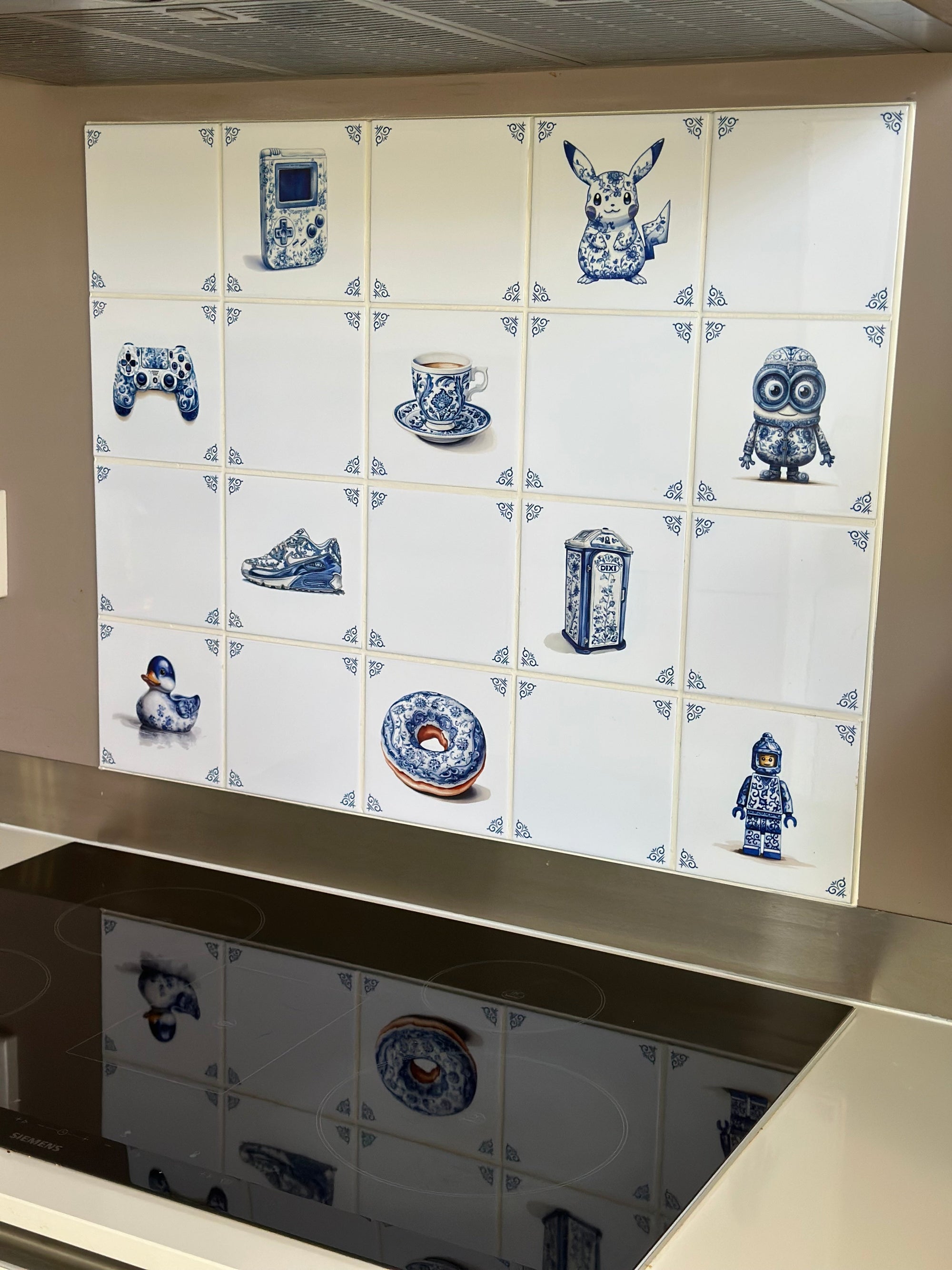 DIY Dutch Tile Kitchen backsplash