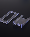 Both pieces of the Large acrylig stan next to eachother