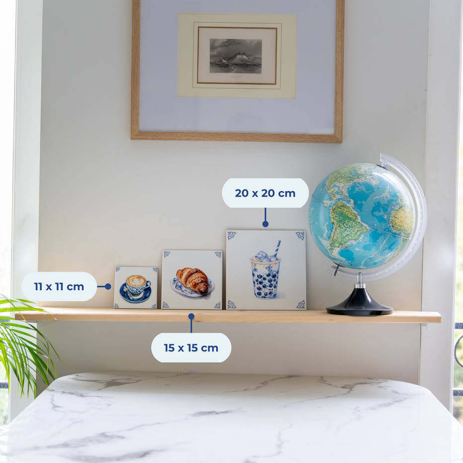 Jouw foto op een Delfts Blauwe tegel – The Dutch Tile Project
