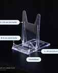 Image of large acrylic tile holder, suitable for the large sized tiles with dimensions [market:nl]