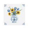 Vase with Sunflowers & Tulips