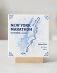 Personalisierte New York Marathon Fliese