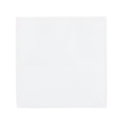 Blanco Delfts Blauwe keramische tegel zonder ontwerp, zonder hoekornamenten.