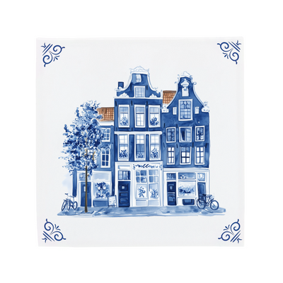 Sunny Amsterdam Canal Houses