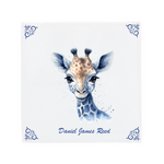 Personalised Giraffe Birth Tile