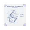 Personalisierte Rotterdam-Marathon-Fliese
