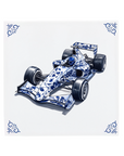 Formel 1 Rennwagen Blau